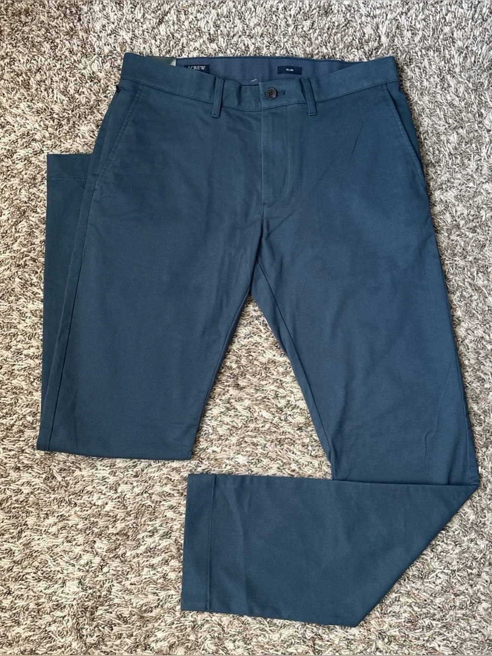 J. Crew Flex Men's Slim Fit Chino Pants, Blue 30x30, NWT